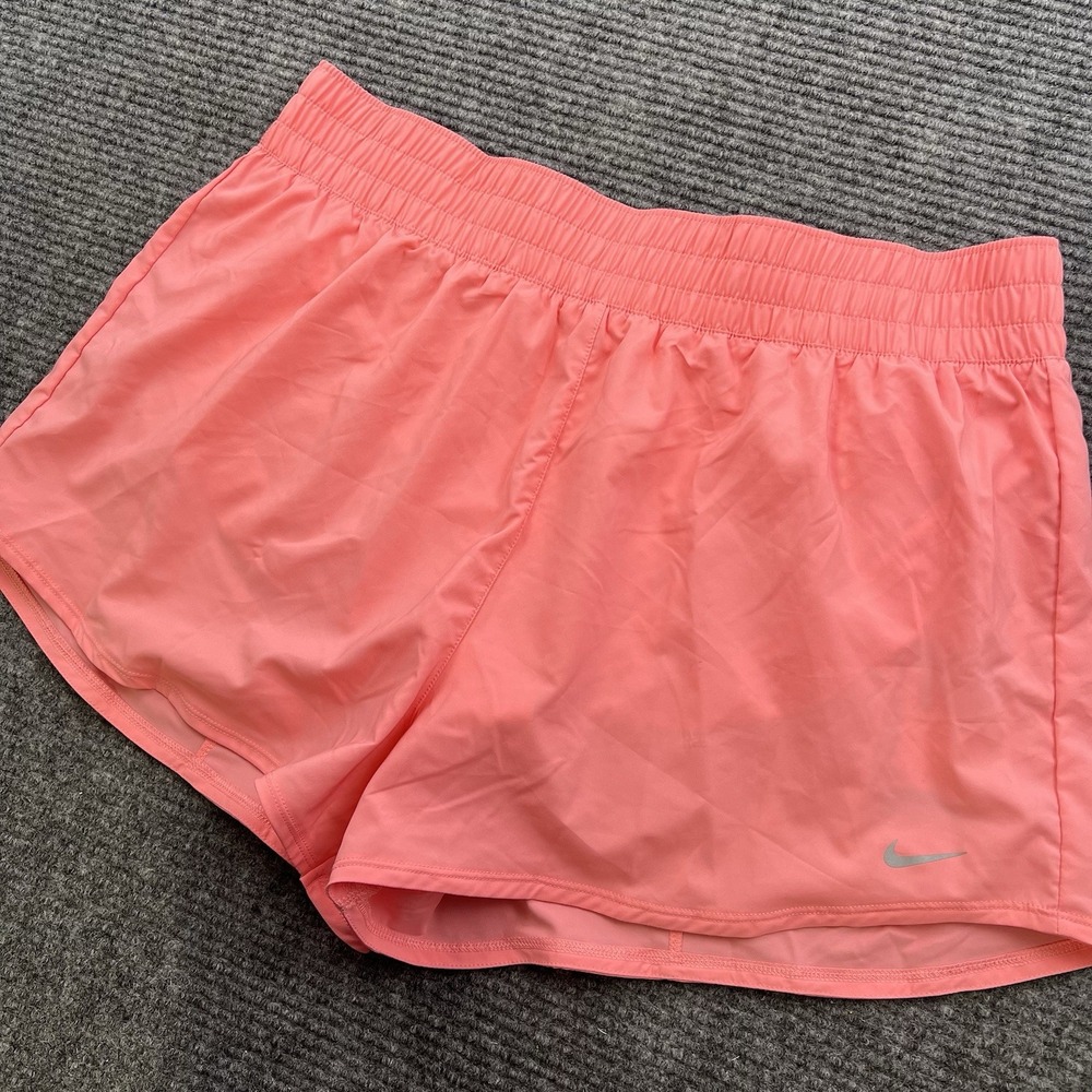 Nike Dri-FIT Training Shorts Womens XL Blush Athletic Running Gym DX6014-611 NWT